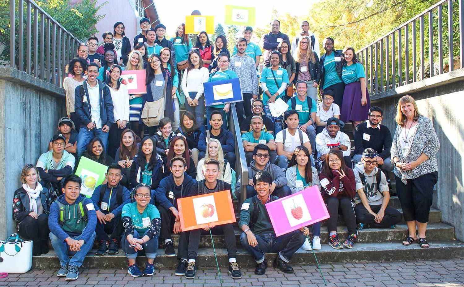 International students at Orientation 2016